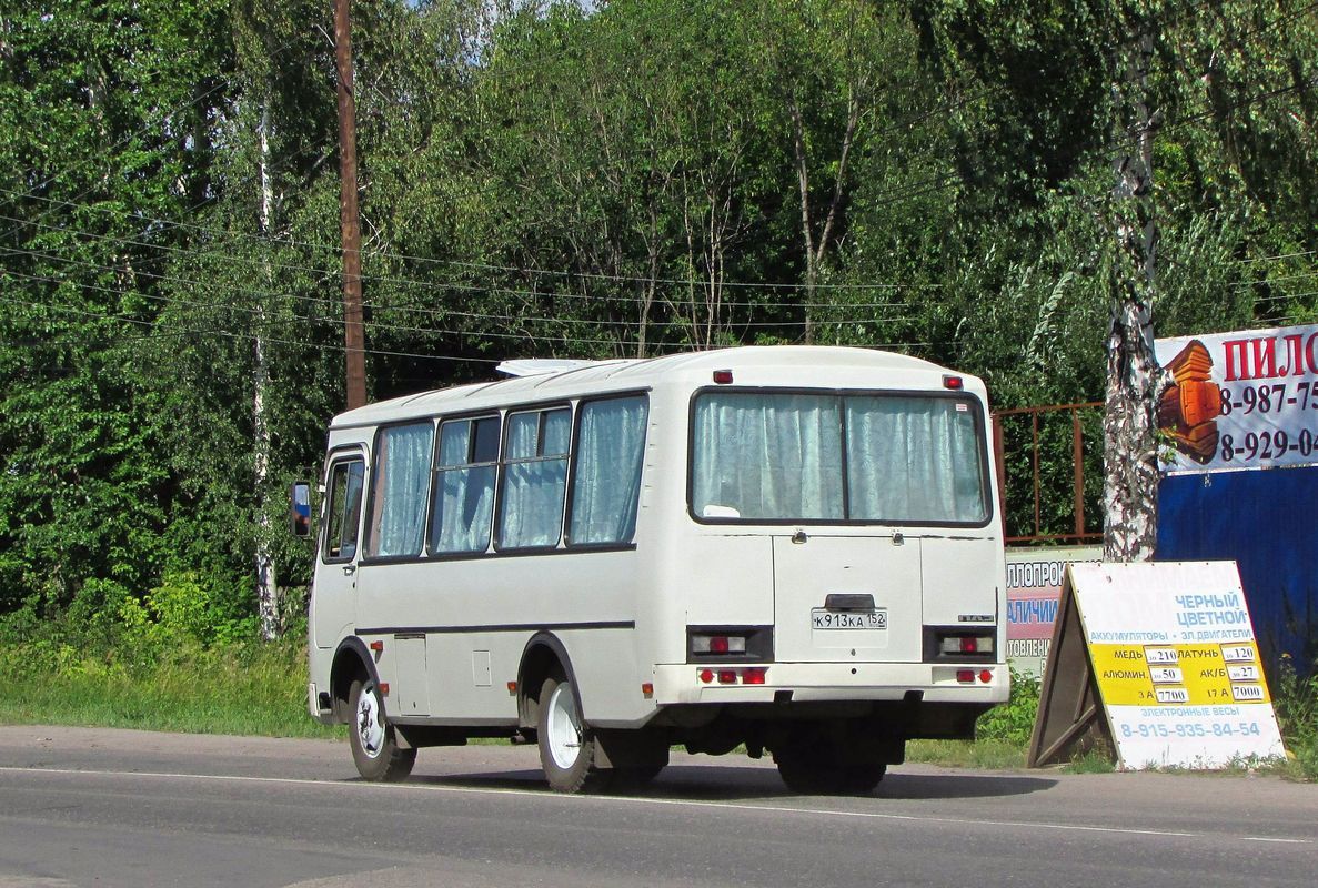 Нижегородская область, ПАЗ-32053 № К 913 КА 152