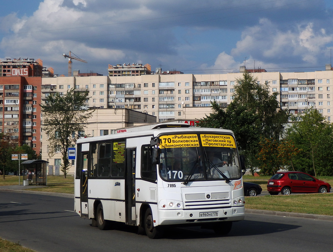 Санкт-Петербург, ПАЗ-320402-05 № 7895