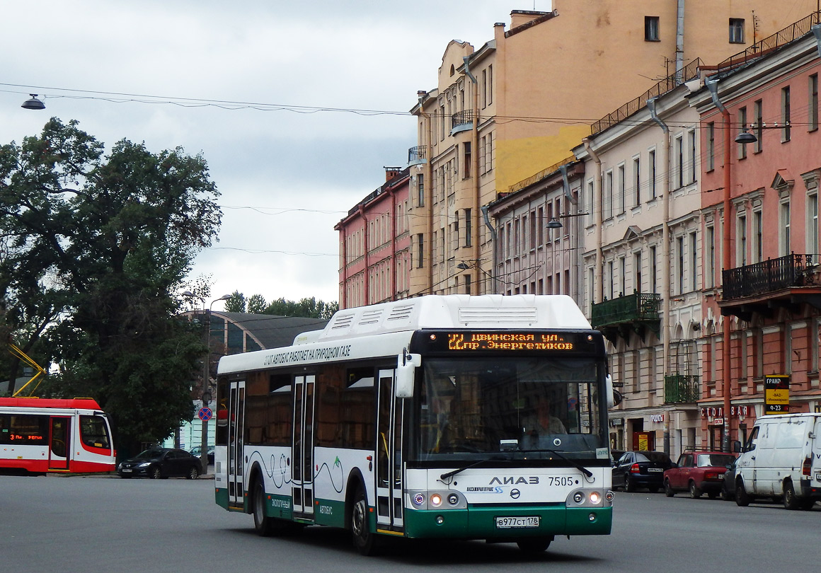 Санкт-Петербург, ЛиАЗ-5292.71 № 7505