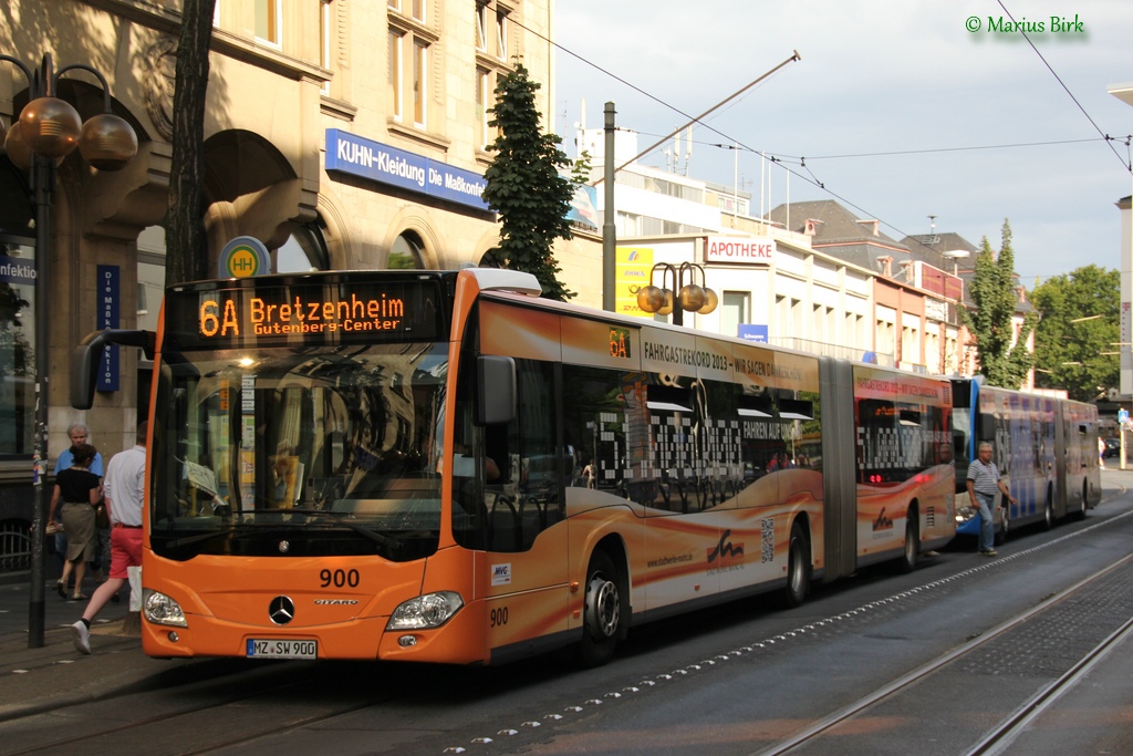 Рейнланд-Пфальц, Mercedes-Benz Citaro C2 G № 900