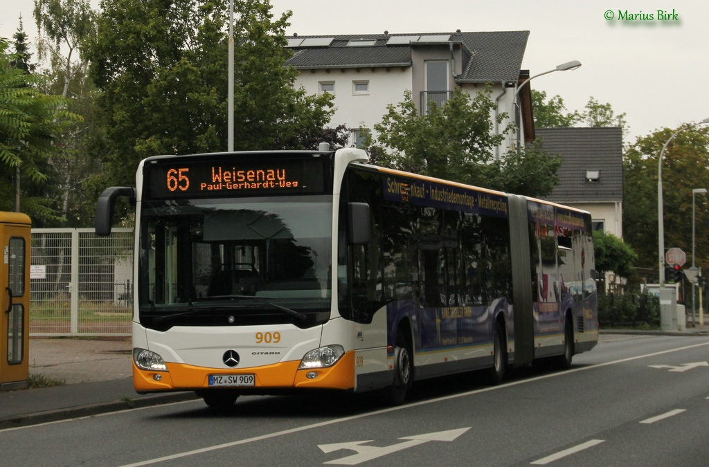 Рейнланд-Пфальц, Mercedes-Benz Citaro C2 G № 909