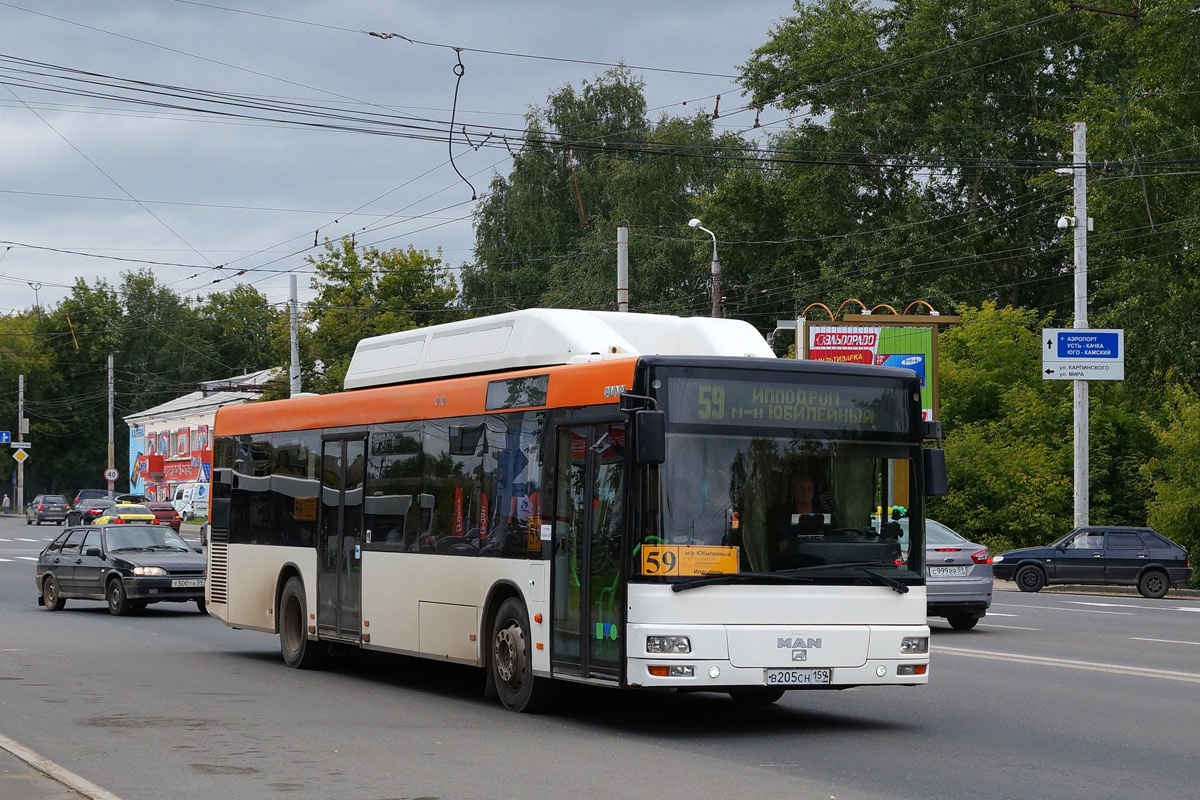 Пермский край, MAN A21 NL313 CNG № В 205 СН 159