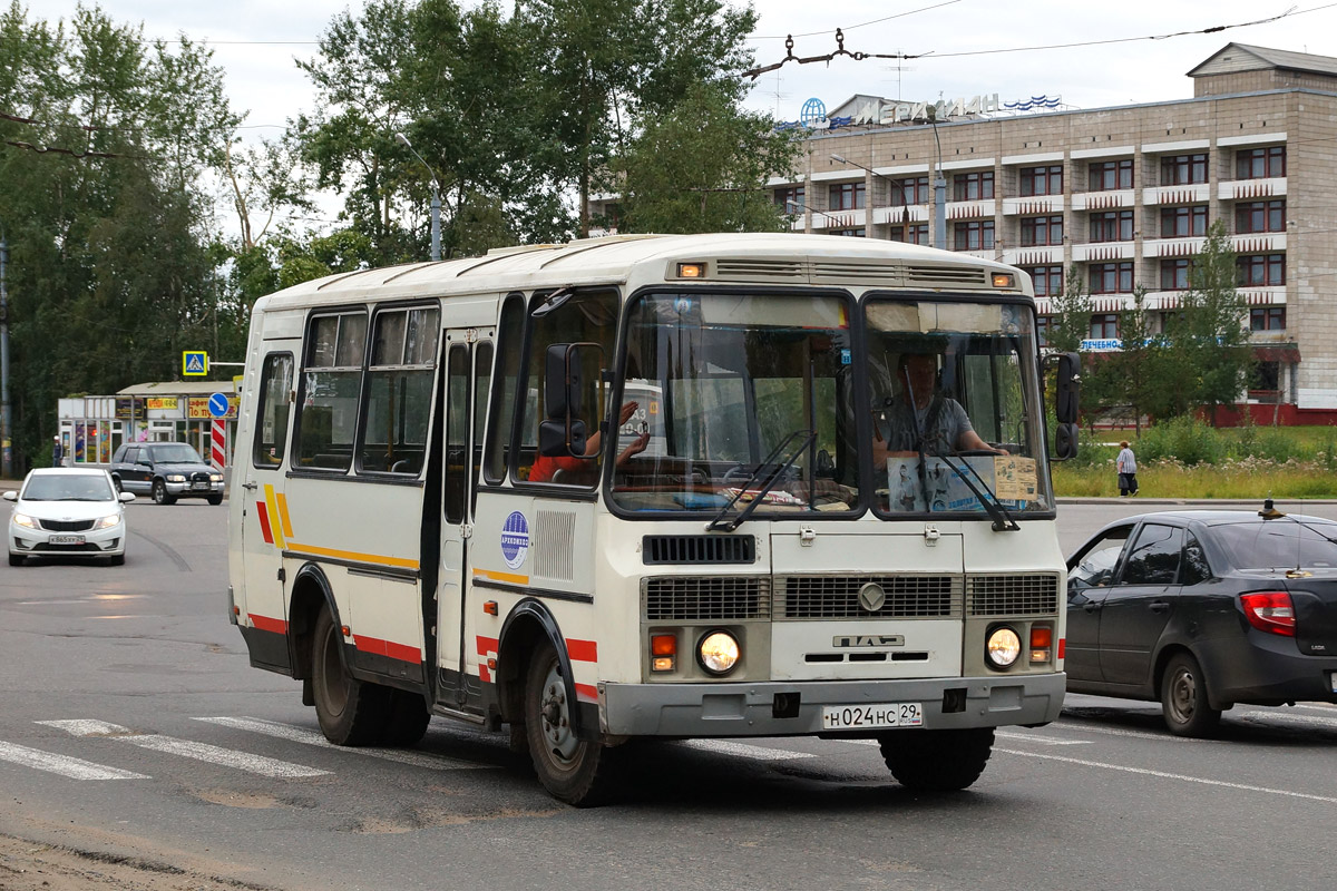 Архангельская область, ПАЗ-32053 № Н 024 НС 29