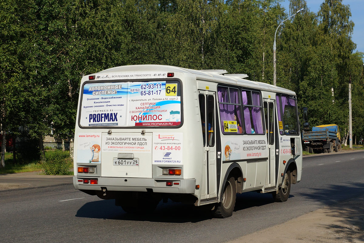 Архангельская область, ПАЗ-32054 № К 601 УУ 29