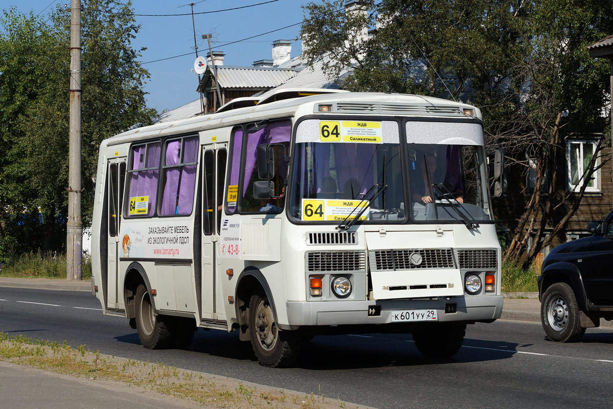 Архангельская область, ПАЗ-32054 № К 601 УУ 29