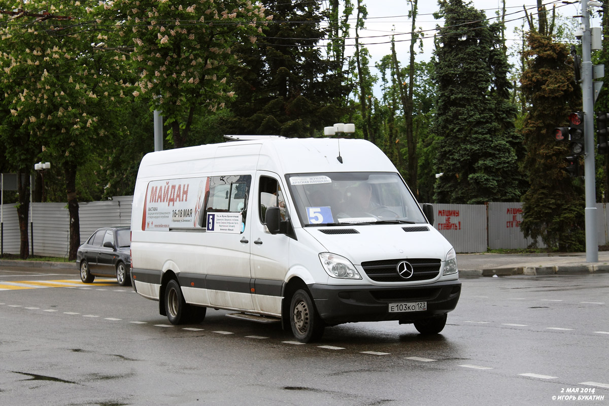 Краснодарский край, Луидор-22360C (MB Sprinter) № Е 103 КО 123