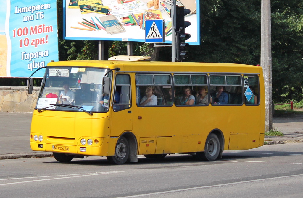 Тернопольская область, Богдан А09201 № BO 0296 AA