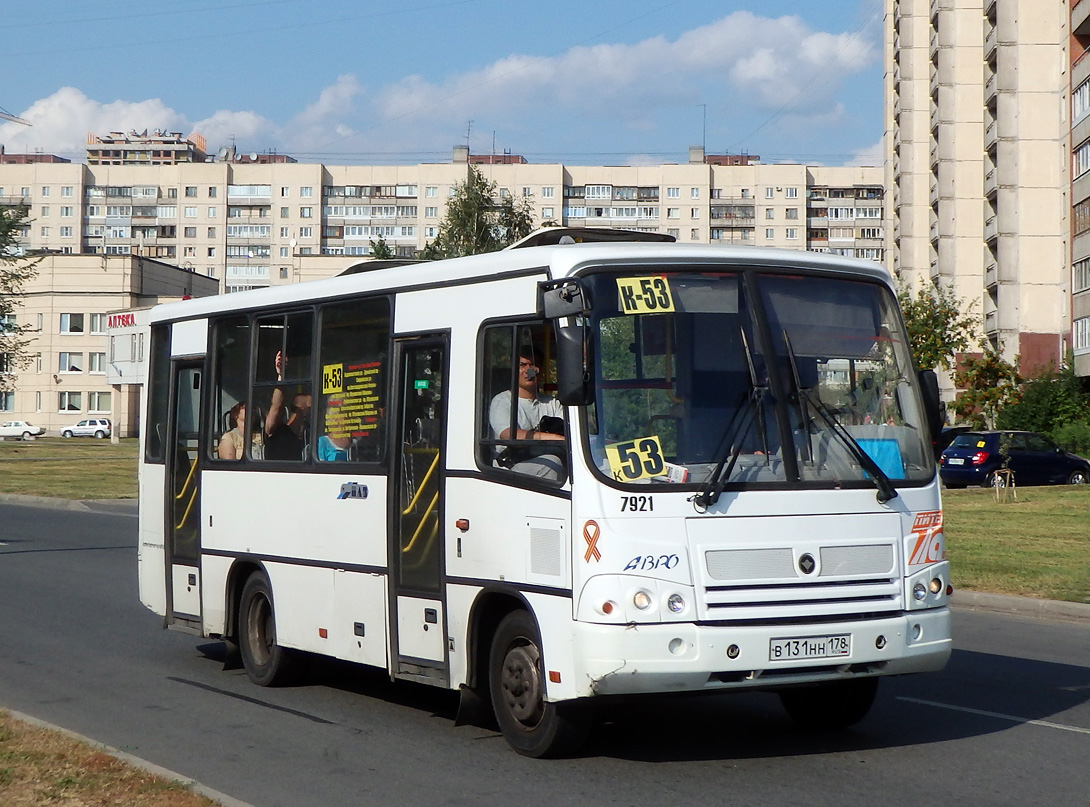 Санкт-Петербург, ПАЗ-320402-05 № 7921