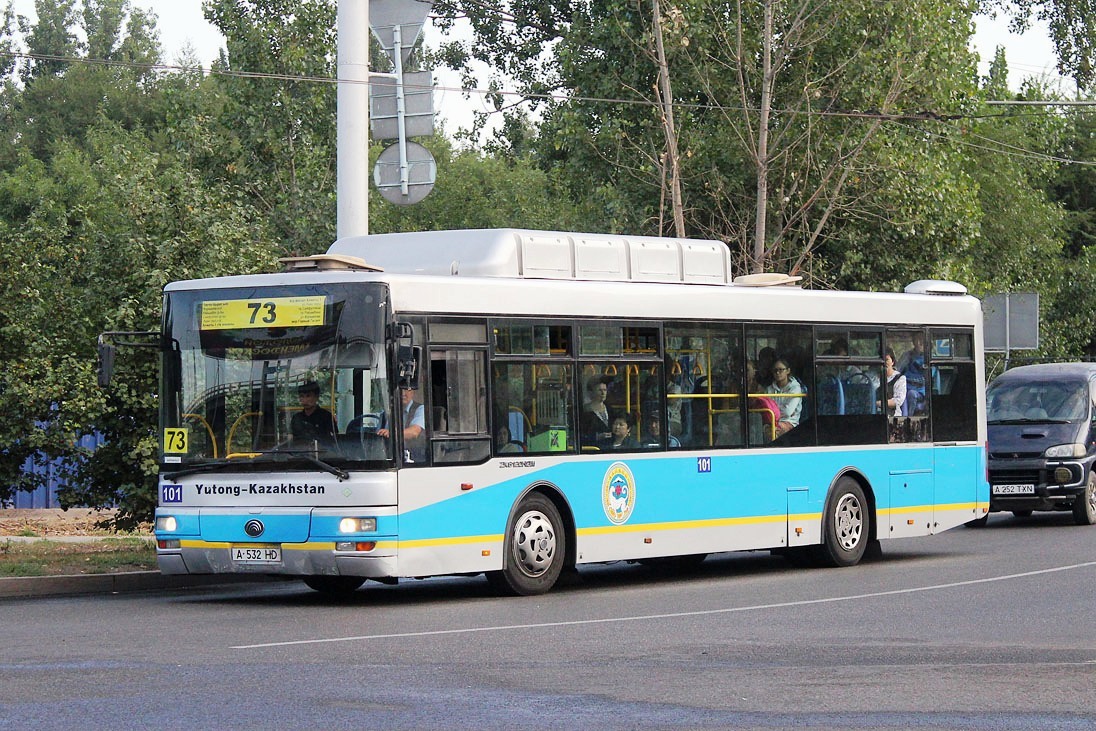 Алматы, Yutong ZK6120HGM № 101