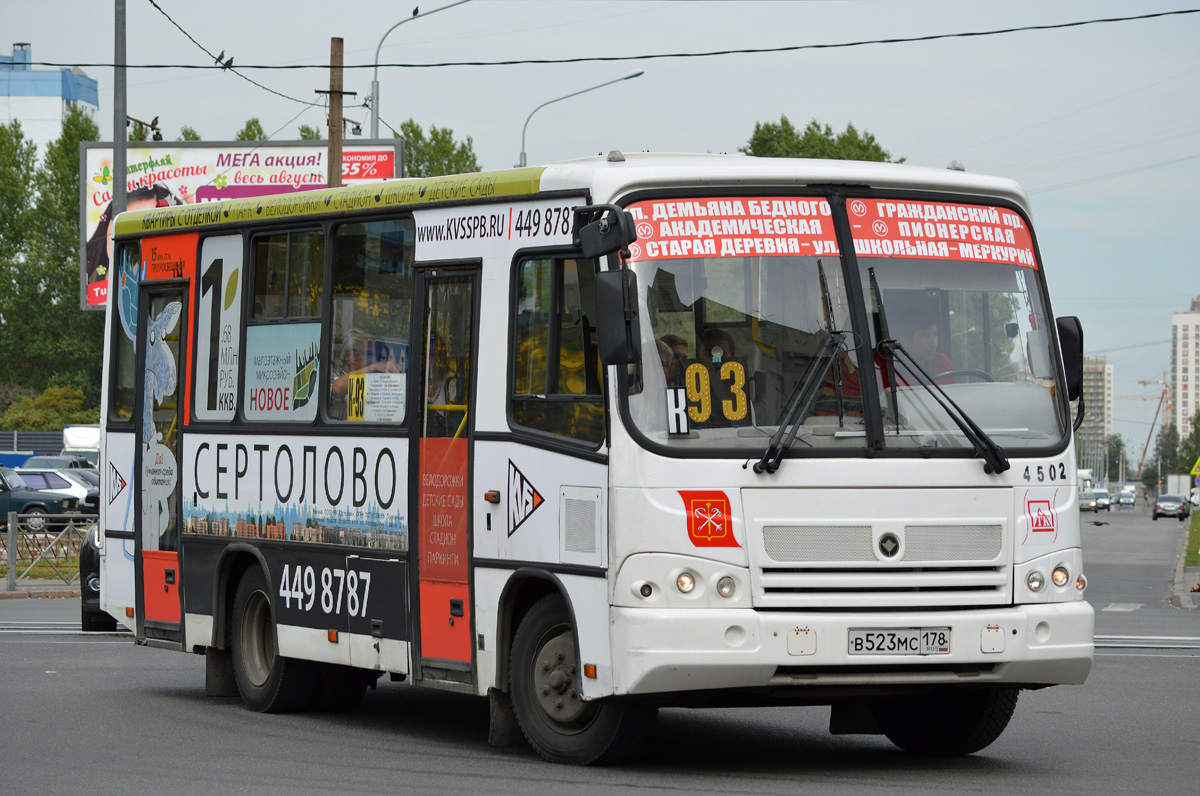 Санкт-Петербург, ПАЗ-320402-05 № n502