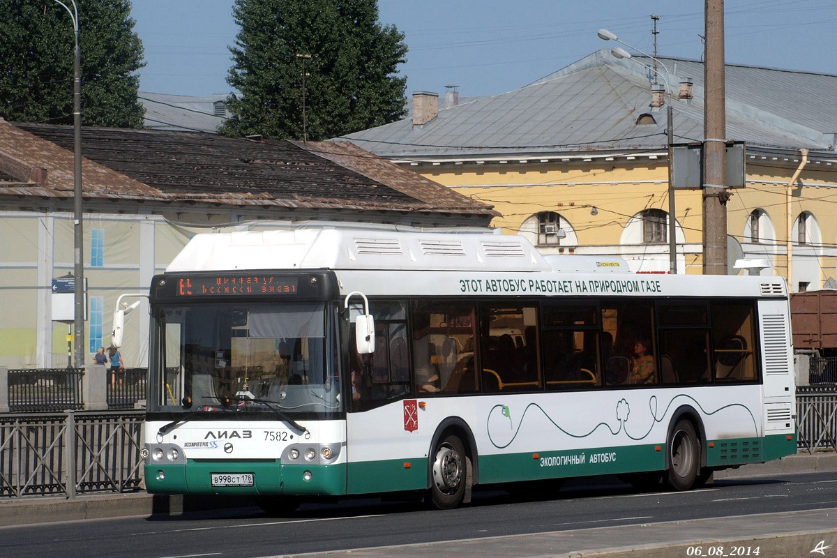 Санкт-Петербург, ЛиАЗ-5292.71 № 7582