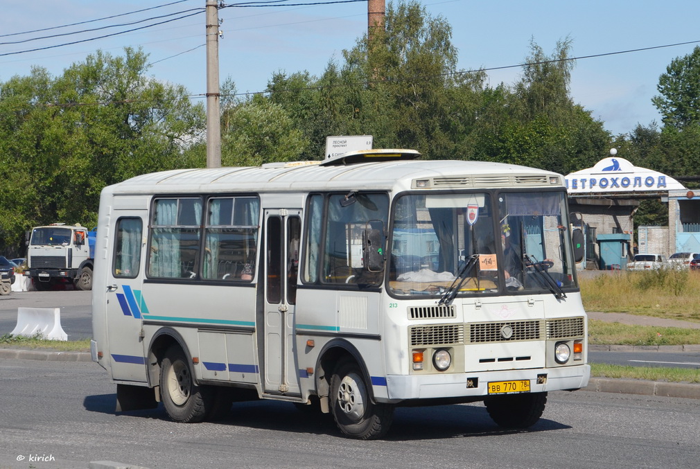 Санкт-Петербург, ПАЗ-32053 № 213