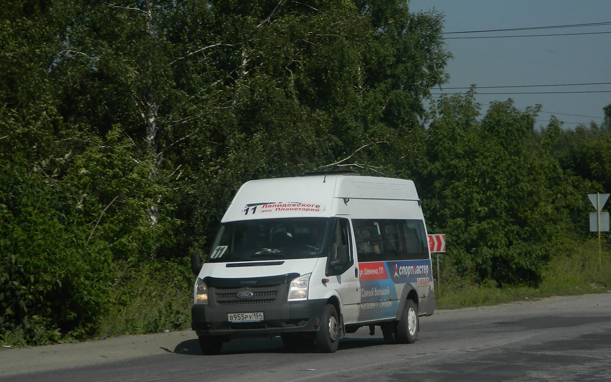 Novosibirsk region, Nizhegorodets-222709  (Ford Transit) Nr. В 955 РУ 154