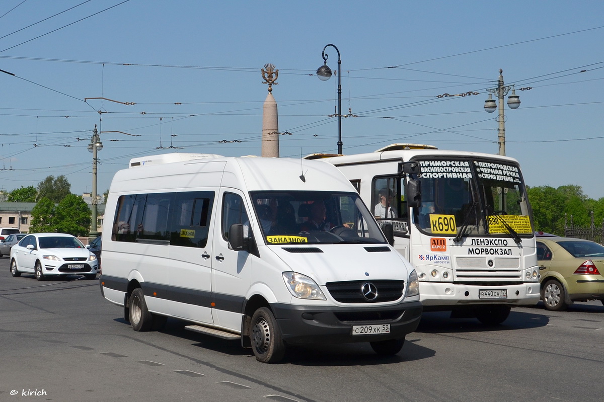 Новгородская область, Луидор-223602 (MB Sprinter) № С 209 ХК 53