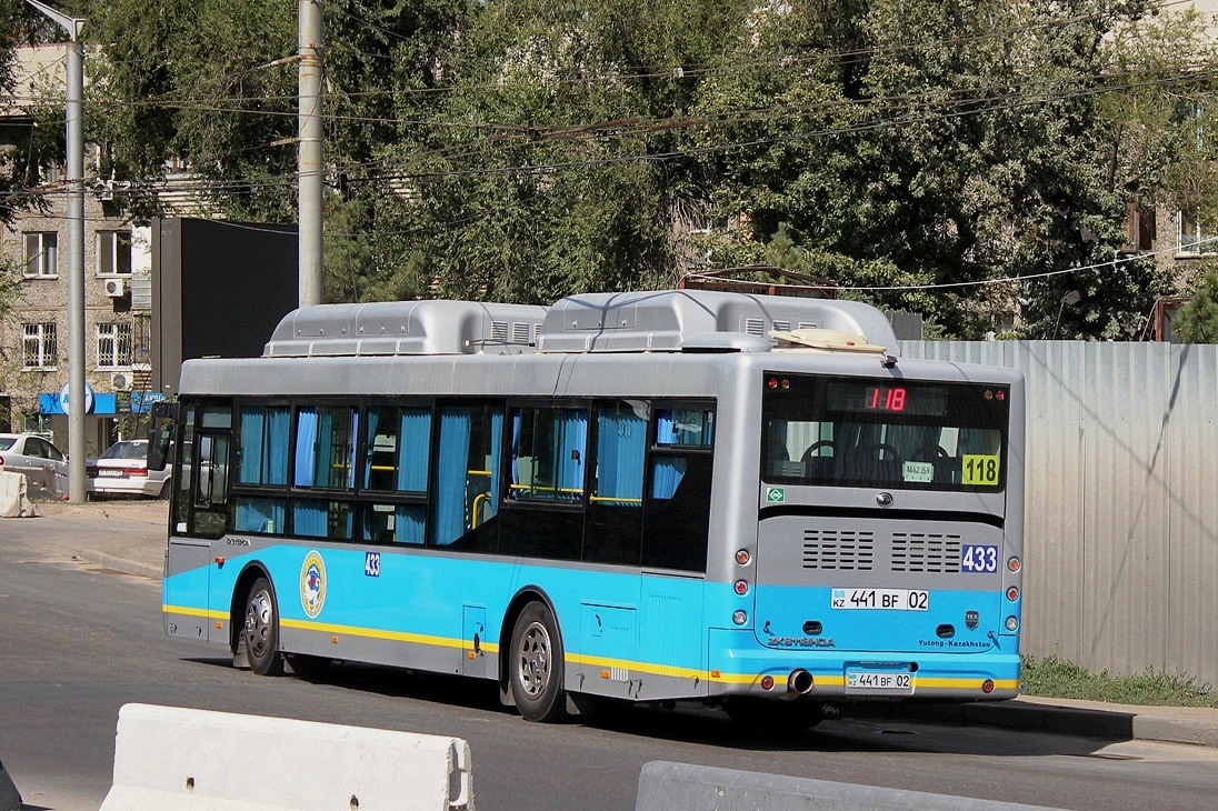 Almaty, Yutong ZK6118HGA # 433