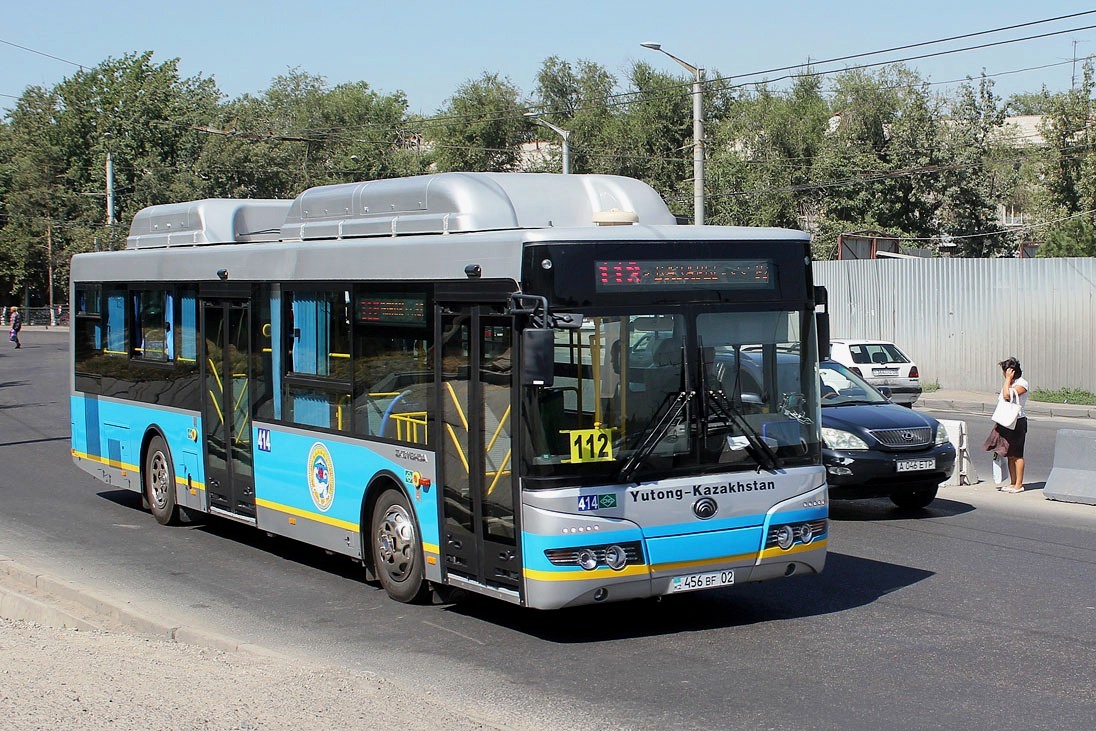 Алматы, Yutong ZK6118HGA № 414