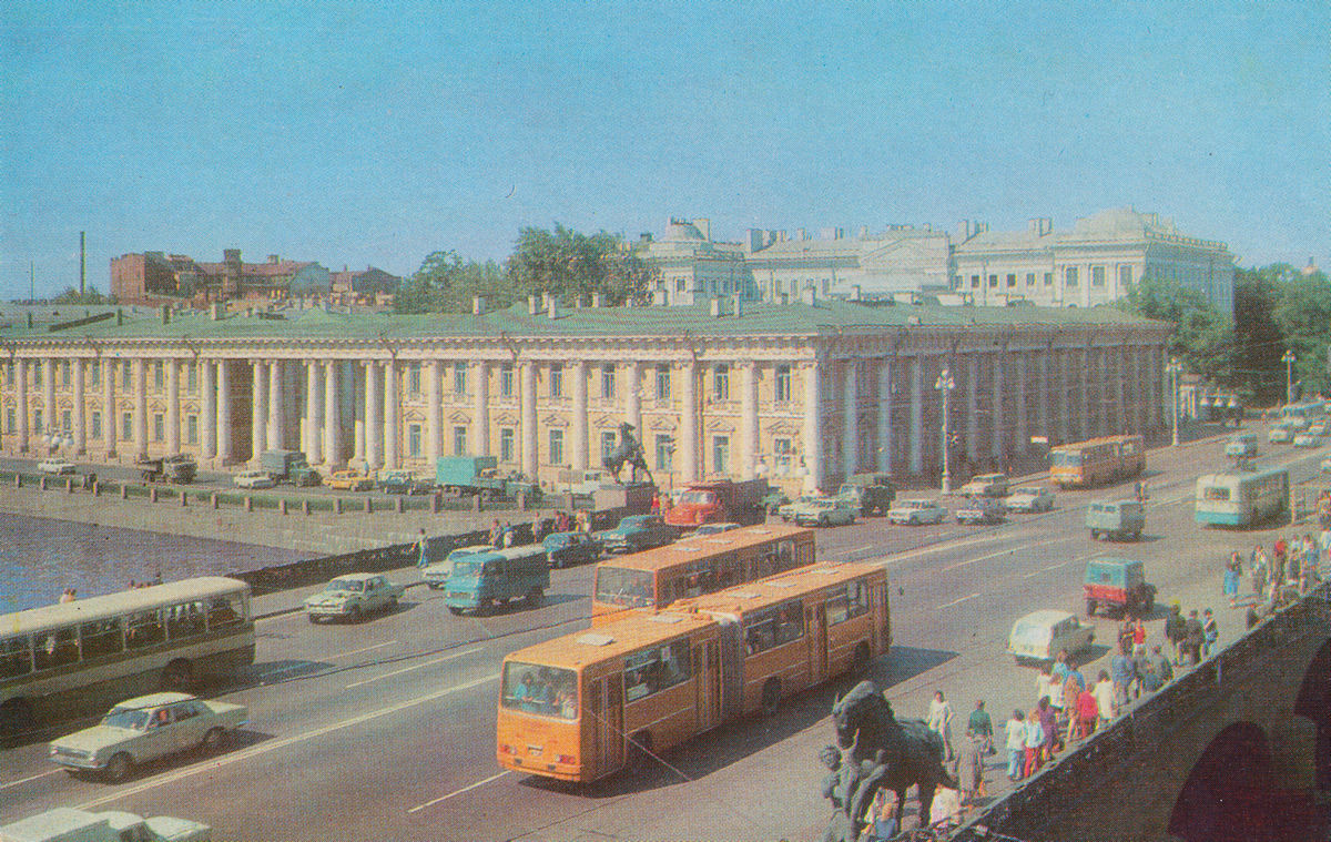 Санкт-Петербург — Старые фотографии — Фото — Автобусный транспорт