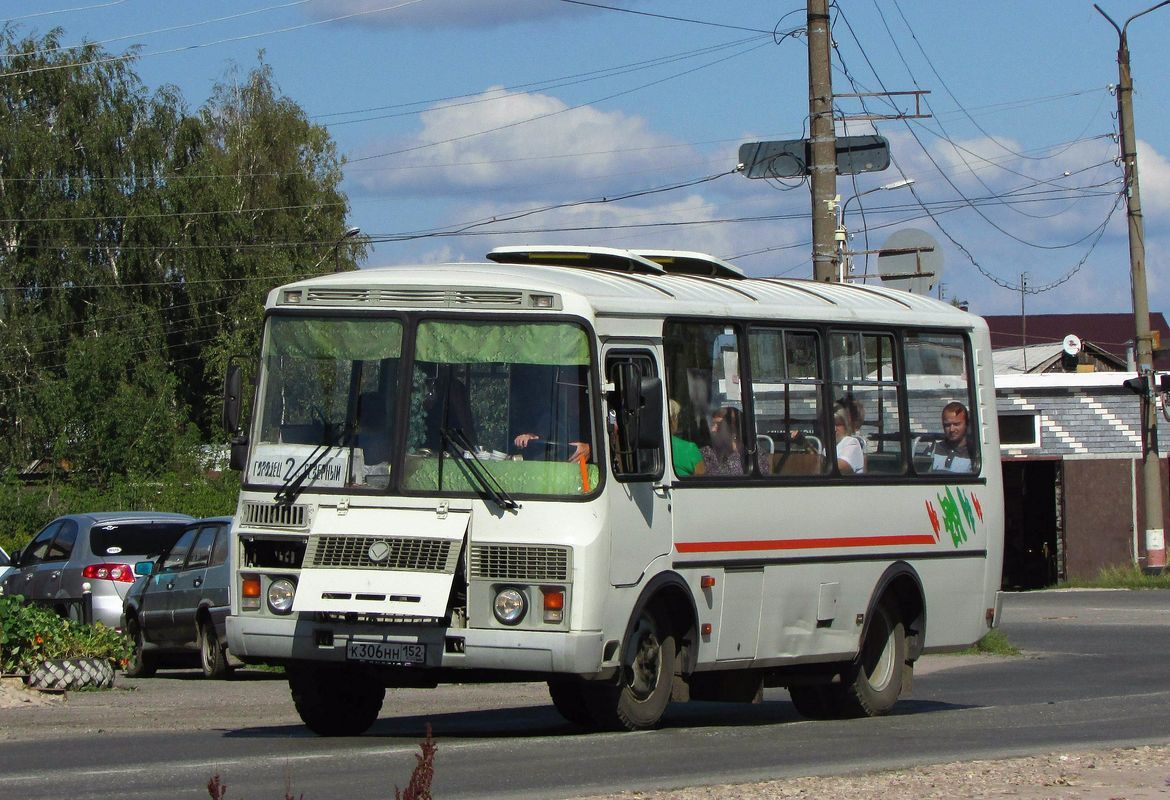 Нижегородская область, ПАЗ-32054 № К 306 НН 152