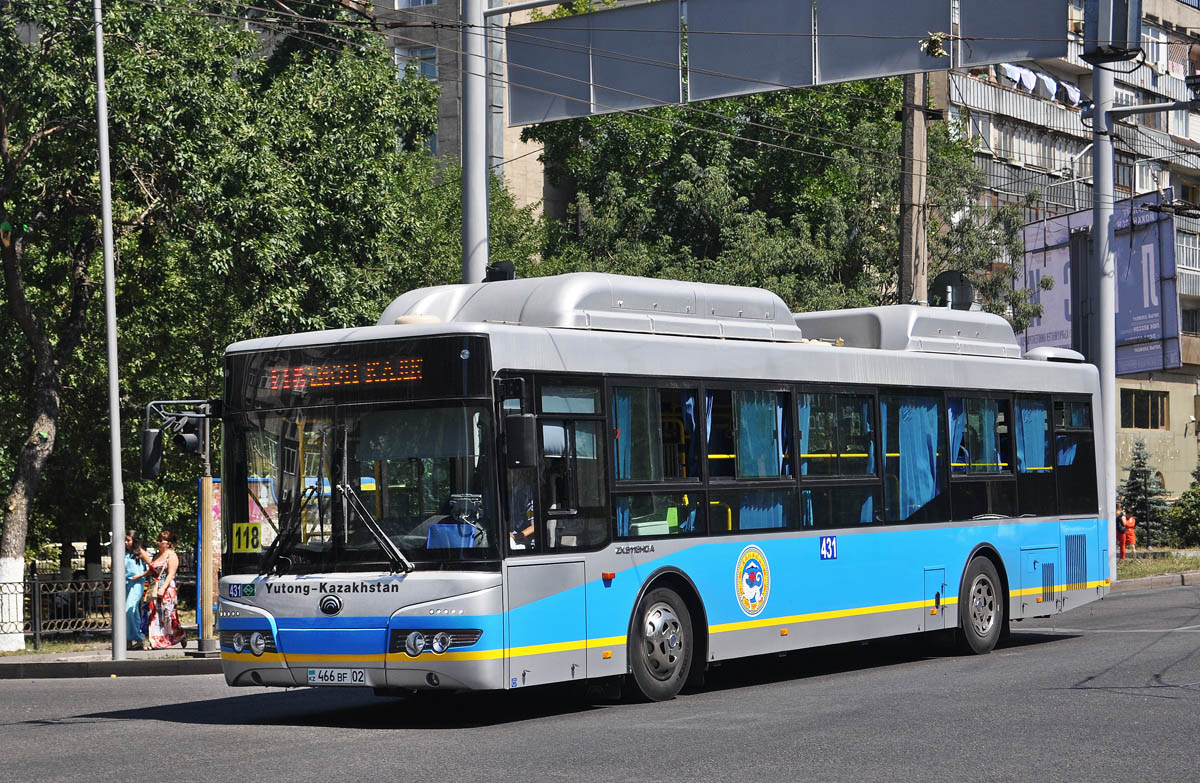 Алматы, Yutong ZK6118HGA № 431