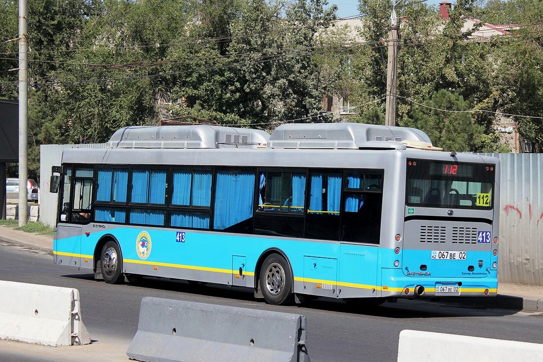 Алматы, Yutong ZK6118HGA № 413