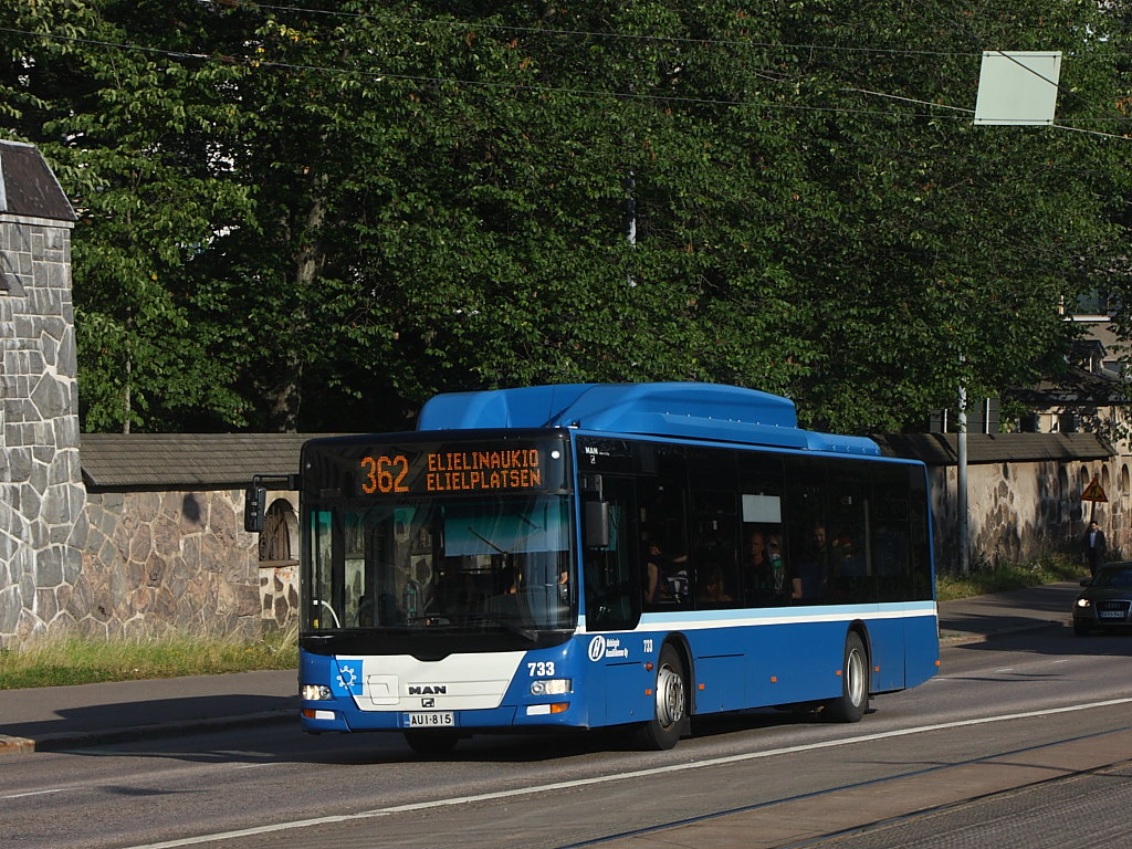 Финляндия, MAN A21 Lion's City NL243 CNG № 733