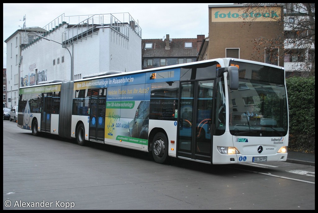 Гессен, Mercedes-Benz O530G Citaro facelift G № 971