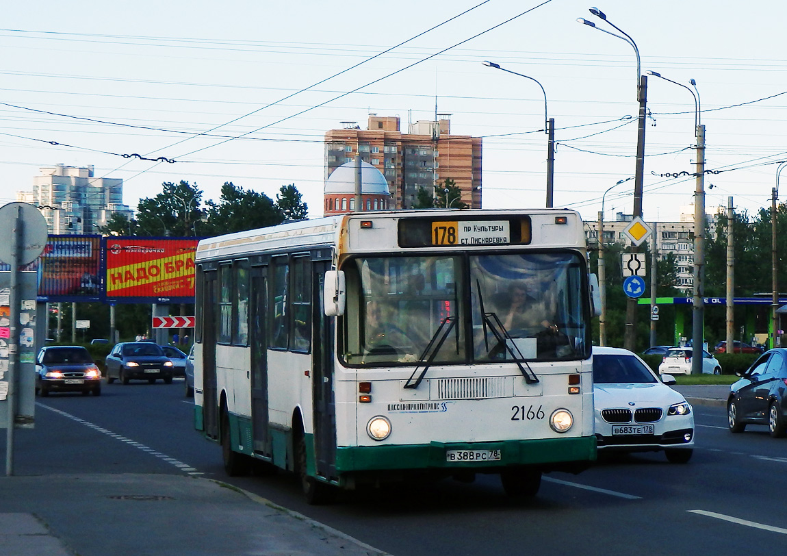 Санкт-Петербург, ЛиАЗ-5256.25 № 2166