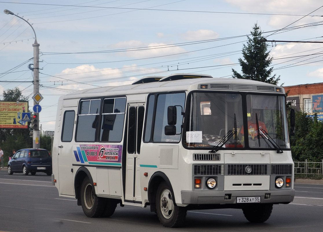 Омская область, ПАЗ-32053 № Т 328 АТ 55