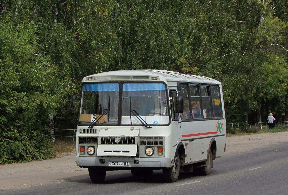 Нижегородская область, ПАЗ-32054 № К 307 НН 152