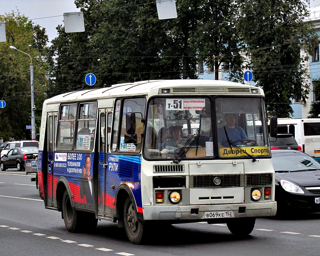 Нижегородская область, ПАЗ-32054 № В 069 КЕ 152