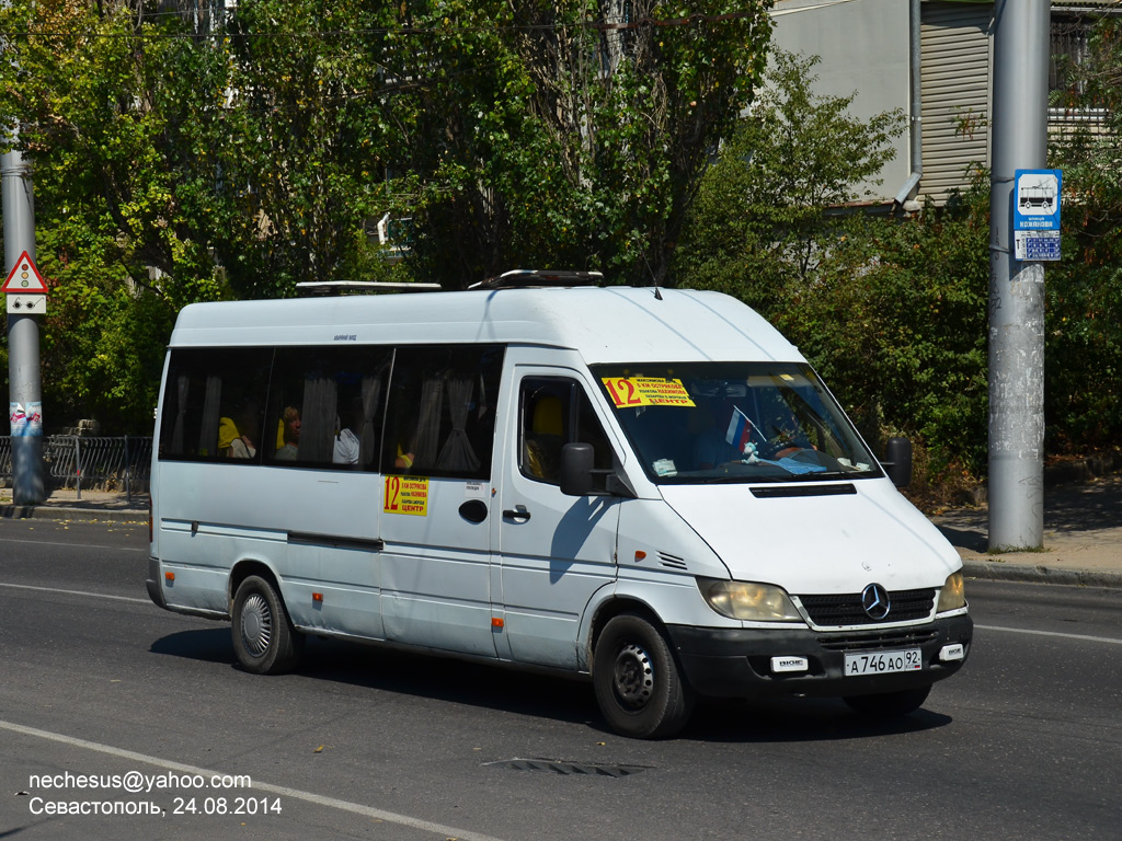 Севастополь, Mercedes-Benz Sprinter W903 311CDI № А 746 АО 92