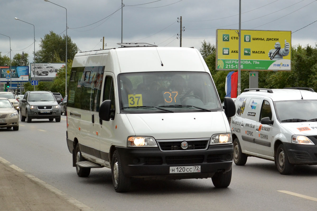 Тюменская область, FIAT Ducato 244 CSMMC-RLL, -RTL № Н 120 СС 72