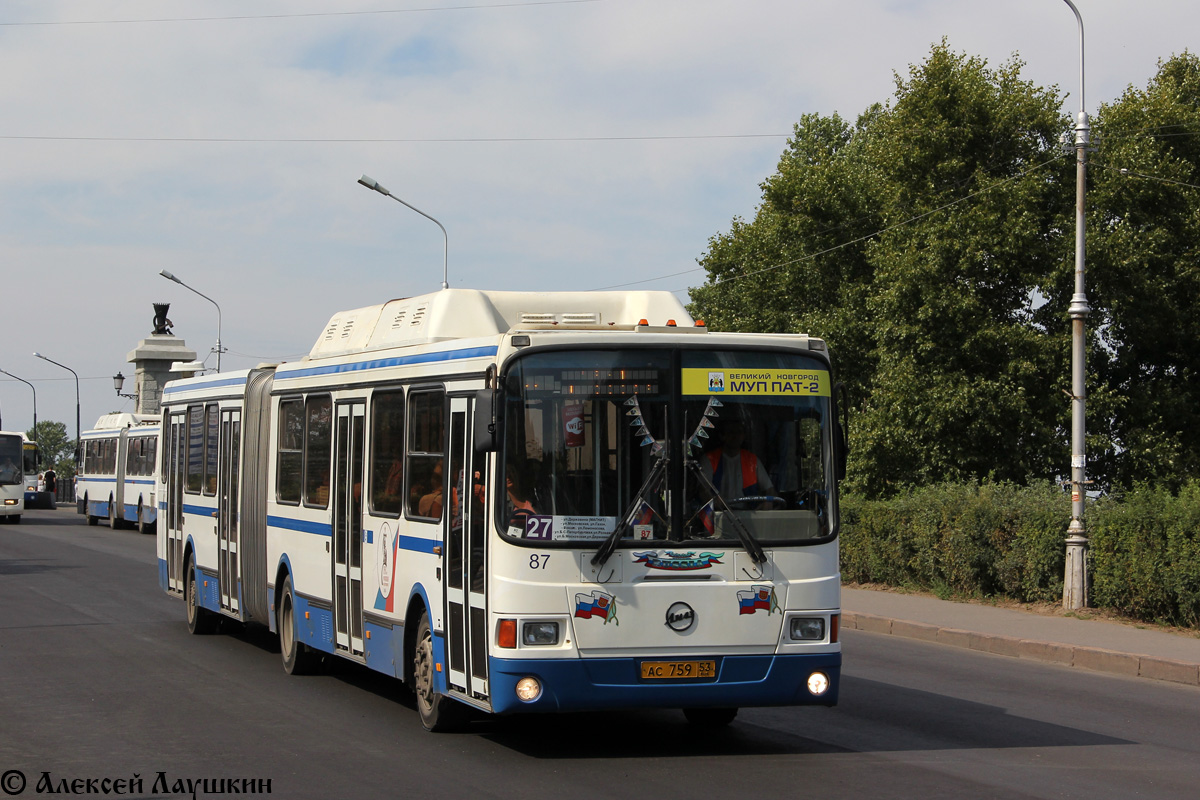 Новгородская область, ЛиАЗ-6212.70 № 87