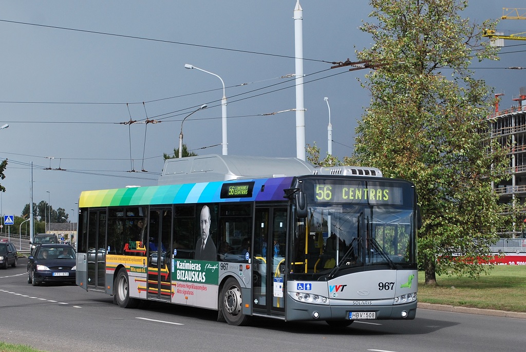 Литва, Solaris Urbino III 12 CNG № 967