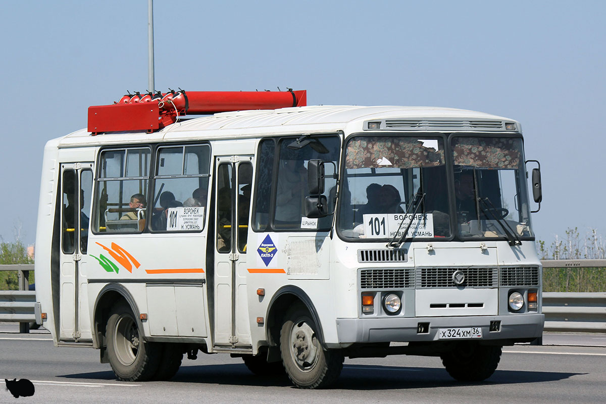Воронежская область, ПАЗ-32054 № Х 324 ХМ 36