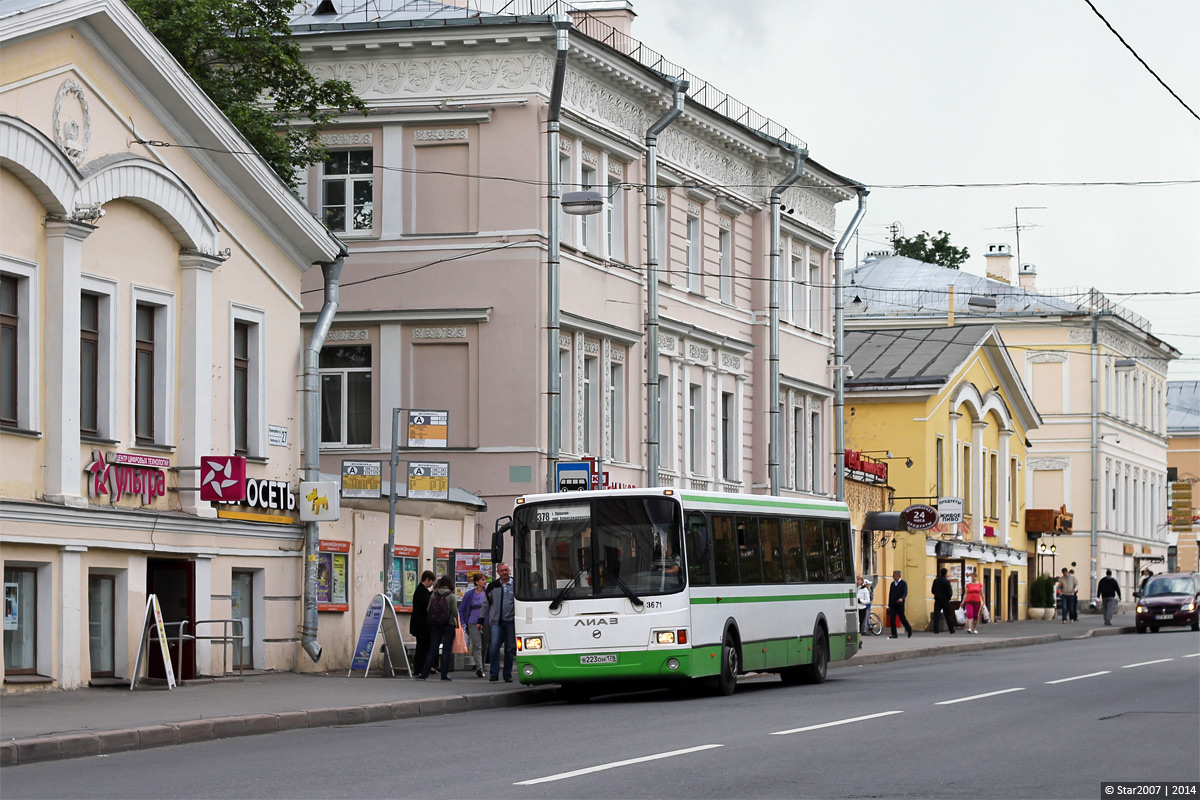 Санкт-Петербург, ЛиАЗ-5293.60 № 3671