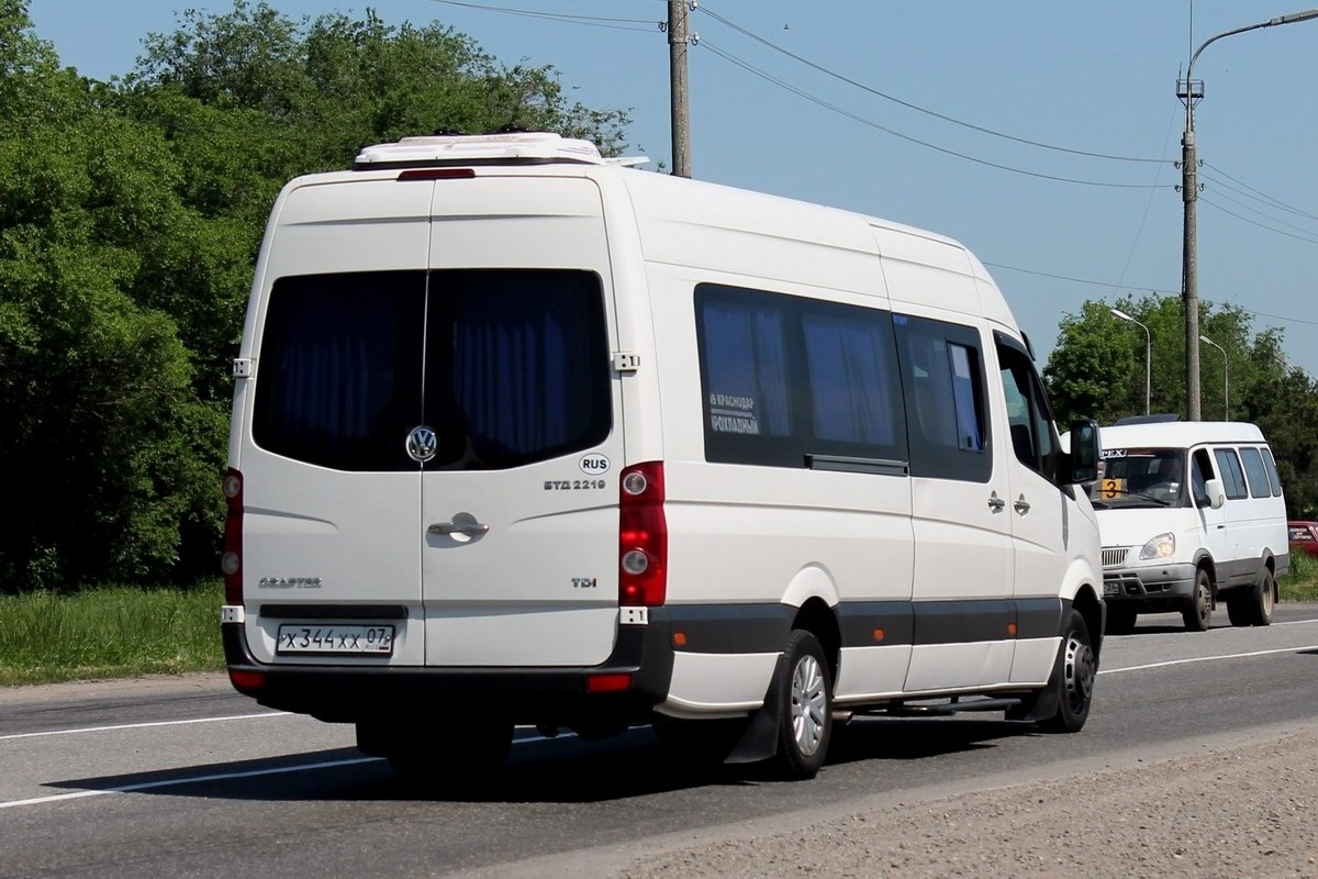 Кабардино-Балкария, БТД-2219 (Volkswagen Crafter) № Х 344 ХХ 07