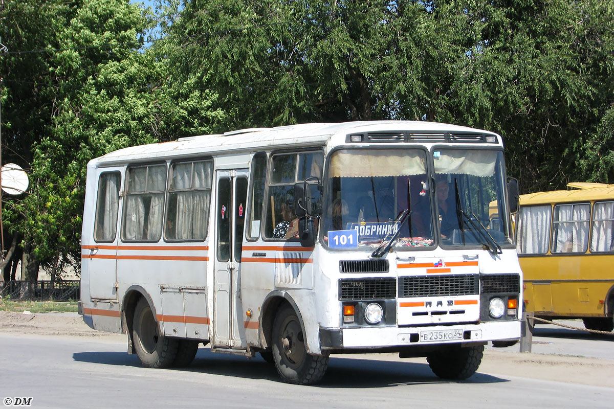 Волгоградская область, ПАЗ-3205 (00) № В 235 КС 34