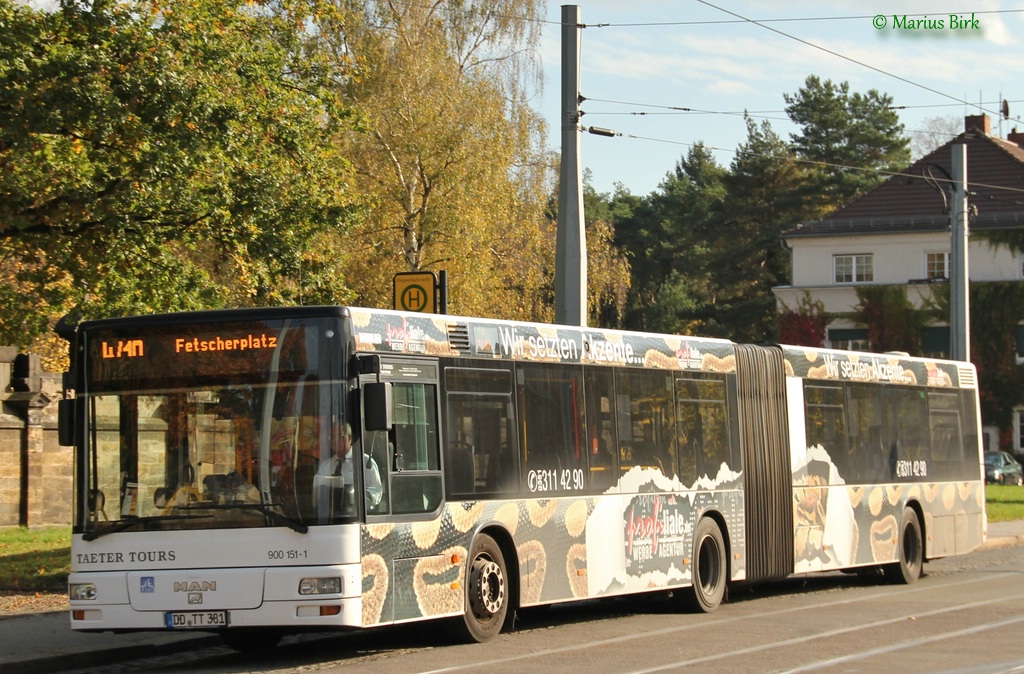Саксония, MAN A23 NG363 № 900 151-1