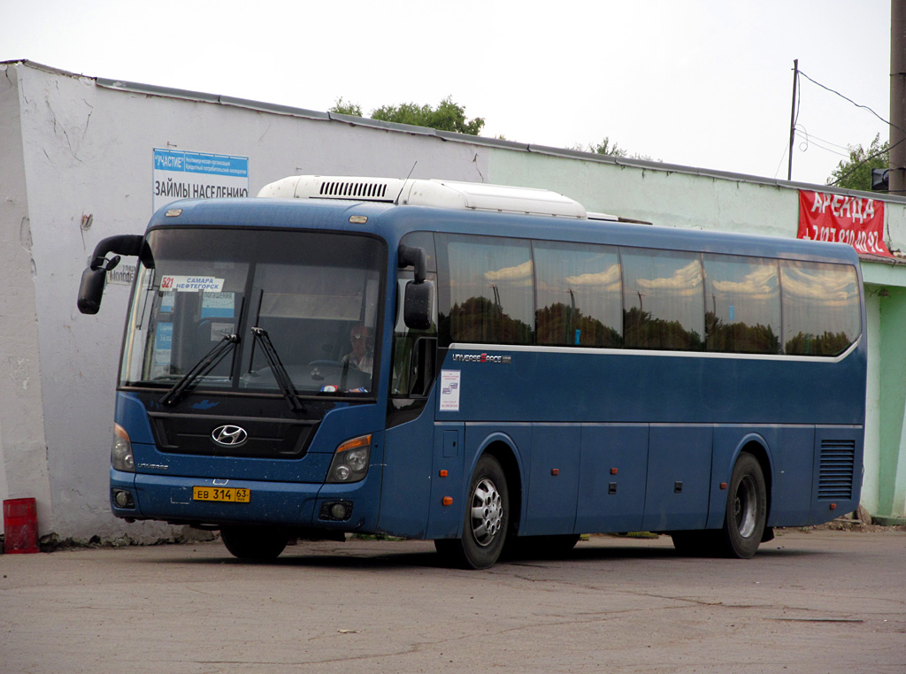 Самарская область, Hyundai Universe Space Luxury № ЕВ 314 63