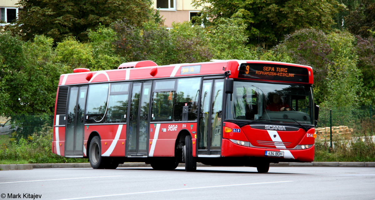 Эстония, Scania OmniCity II № 814