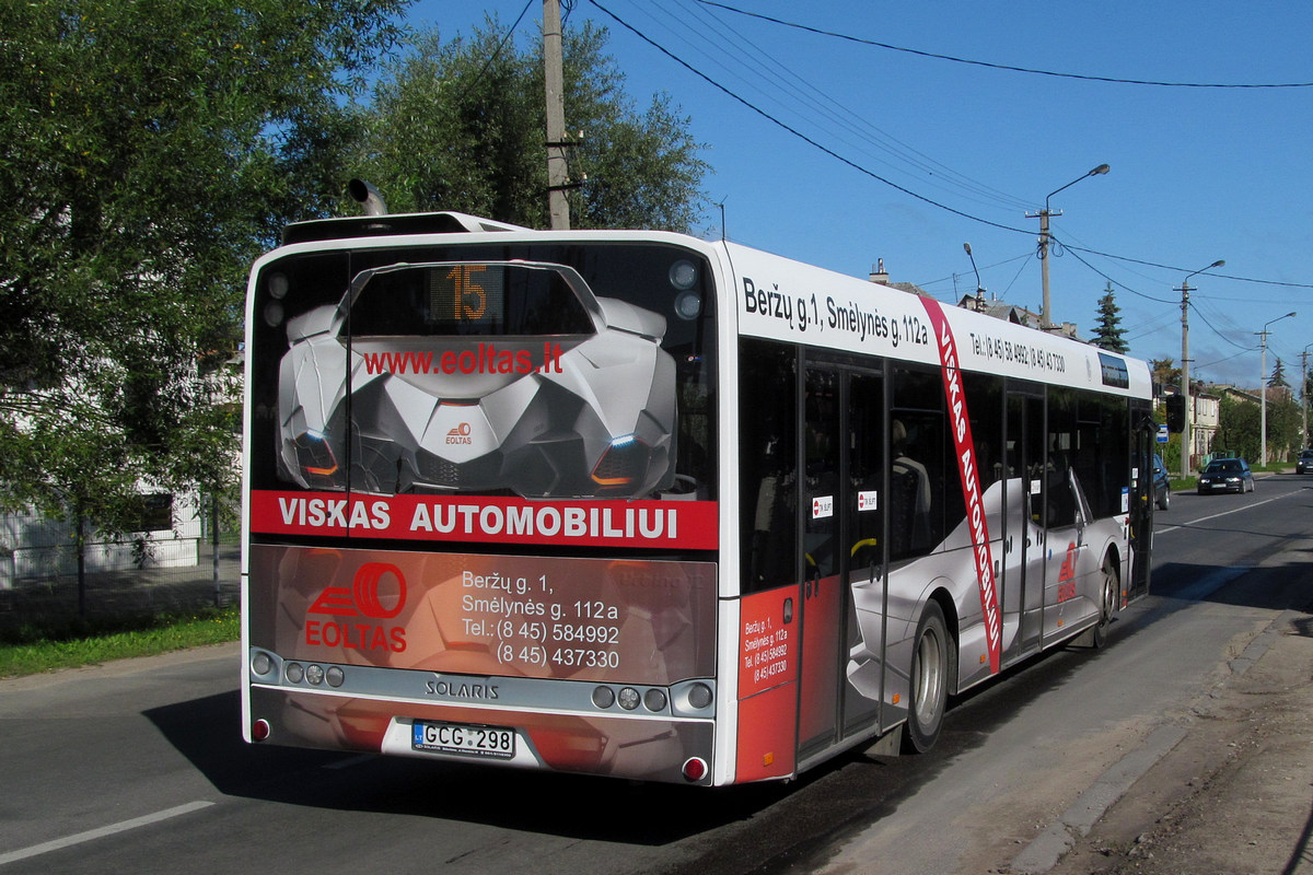 Литва, Solaris Urbino III 12 hybrid № 2190