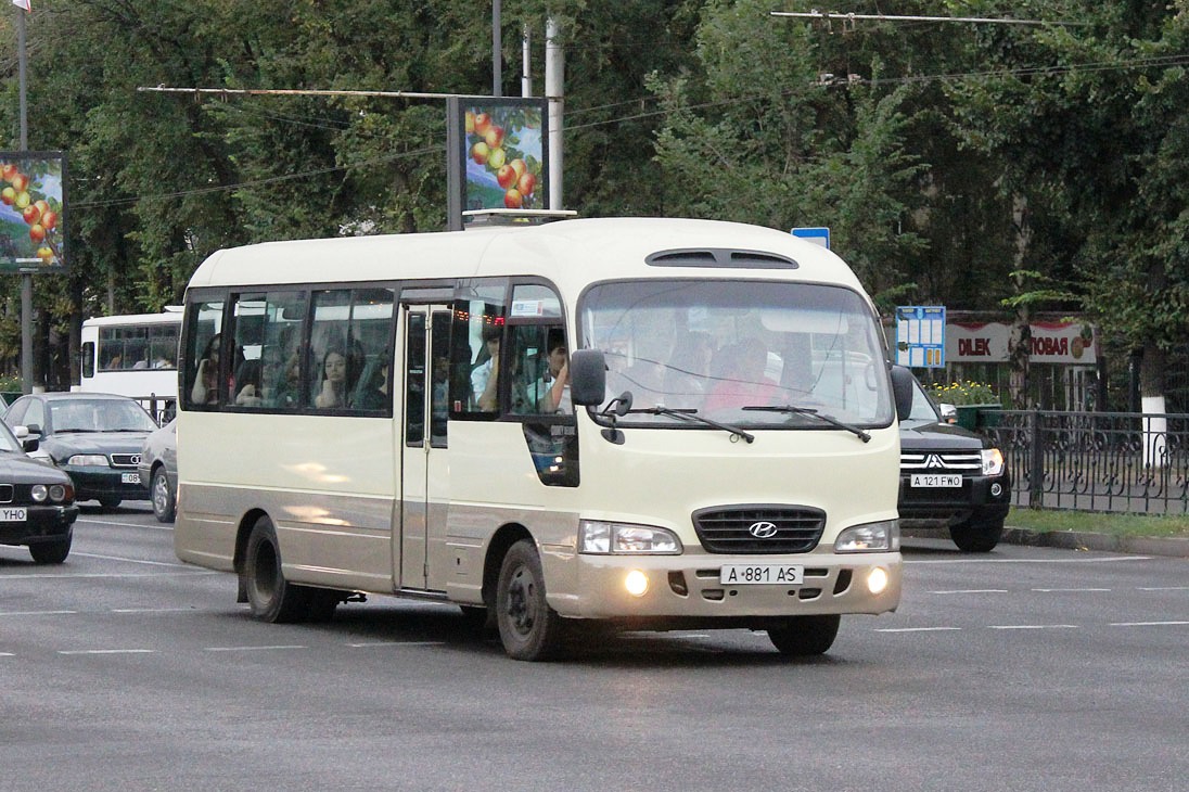 Алматы, Hyundai County Deluxe № A 881 AS