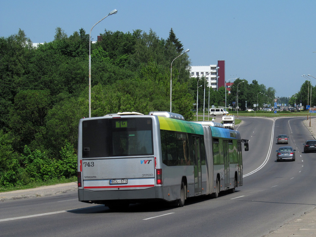 Литва, Volvo 7700A № 743