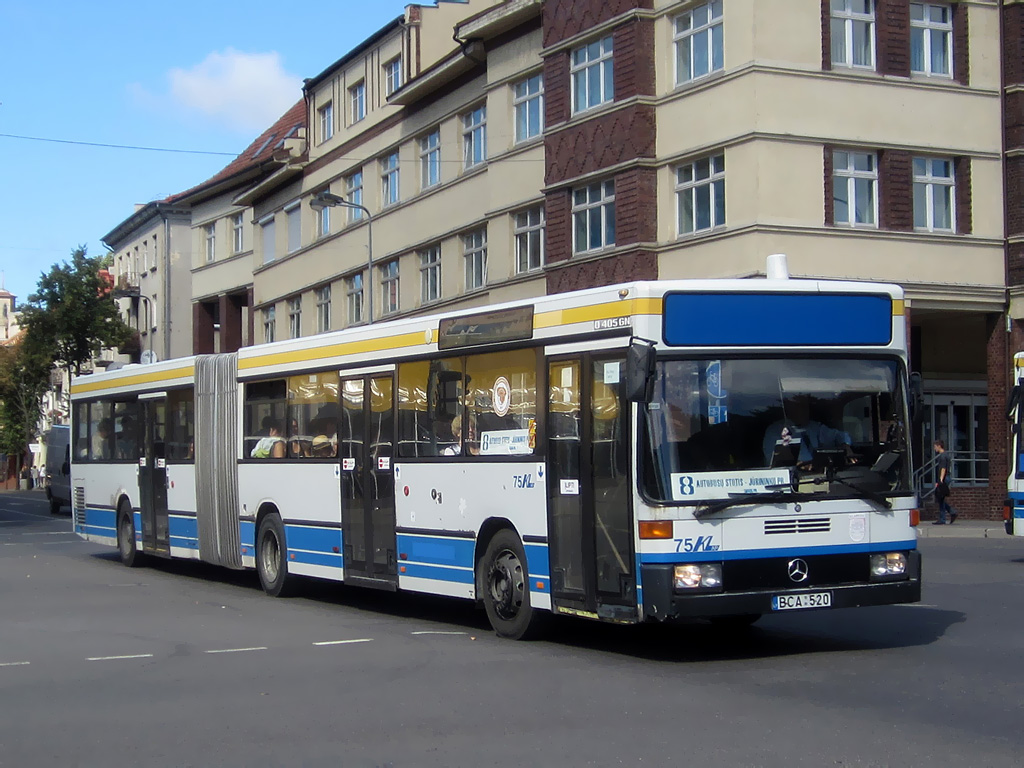 Литва, Mercedes-Benz O405GN № 75