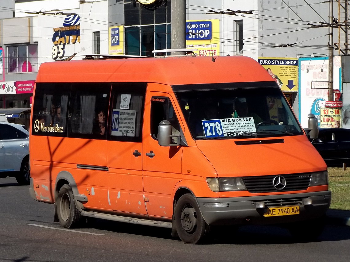Dnepropetrovsk region, Mercedes-Benz Sprinter W904 412D # AE 7940 AA