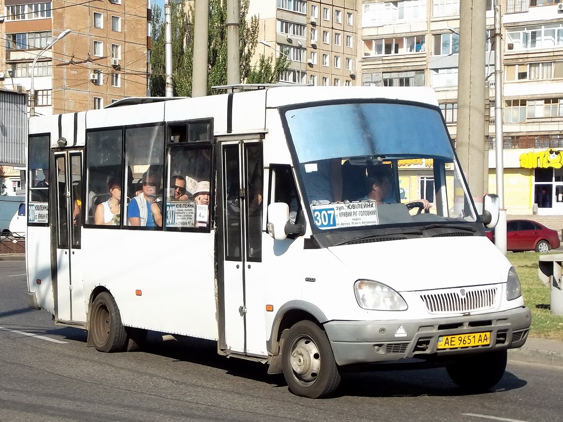 Днепропетровская область, Рута 19 № AE 9651 AA