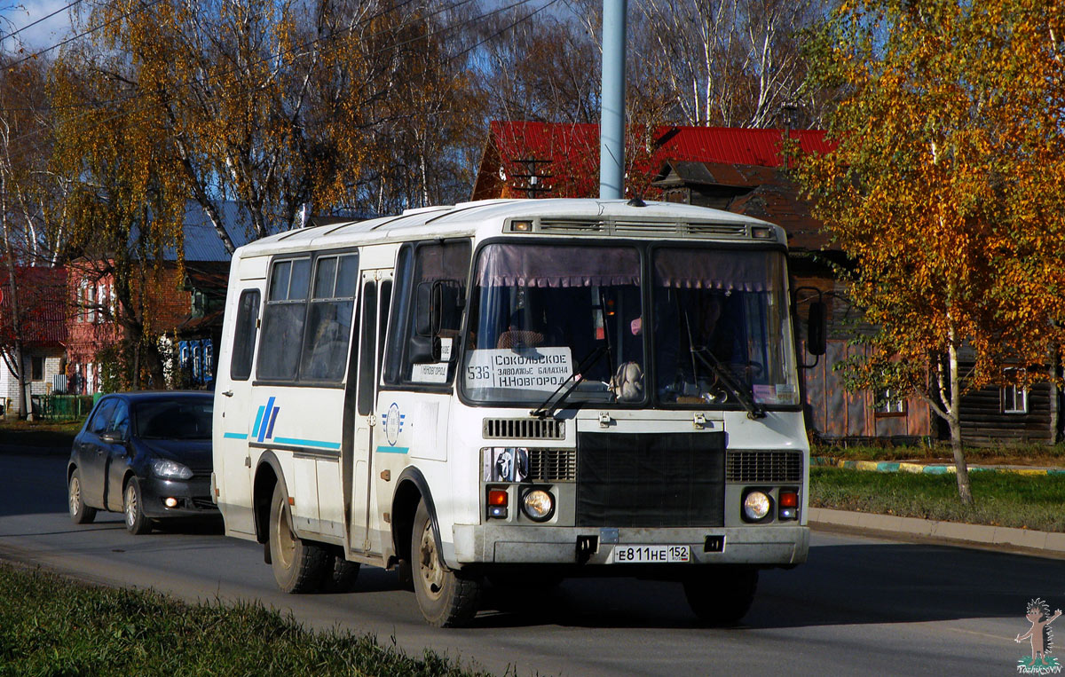 Нижегородская область, ПАЗ-32053 № Е 811 НЕ 152