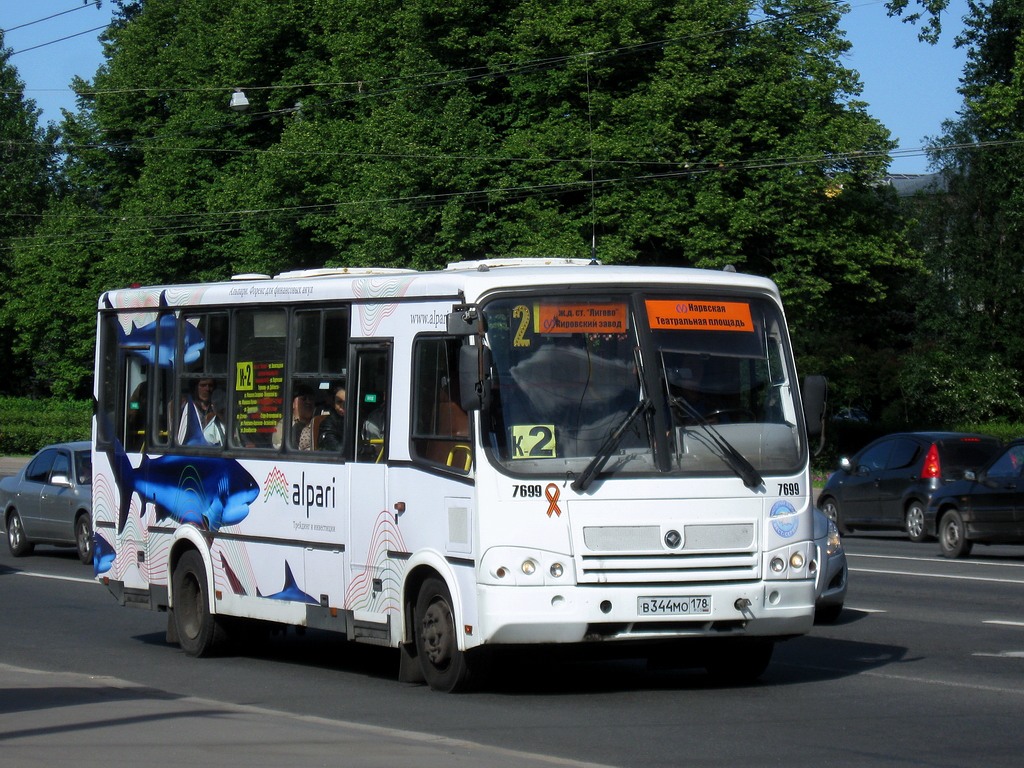 Санкт-Петербург, ПАЗ-320412-05 № 7699