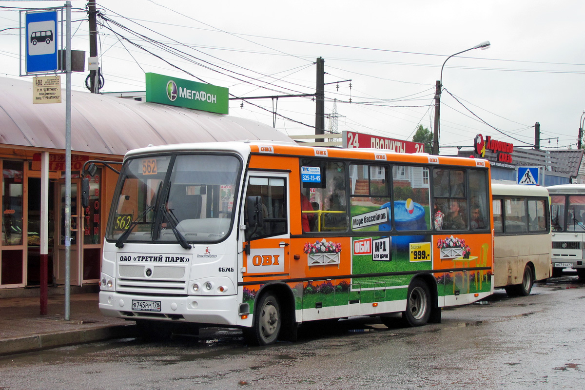 Санкт-Петербург, ПАЗ-320402-05 № В 745 РР 178